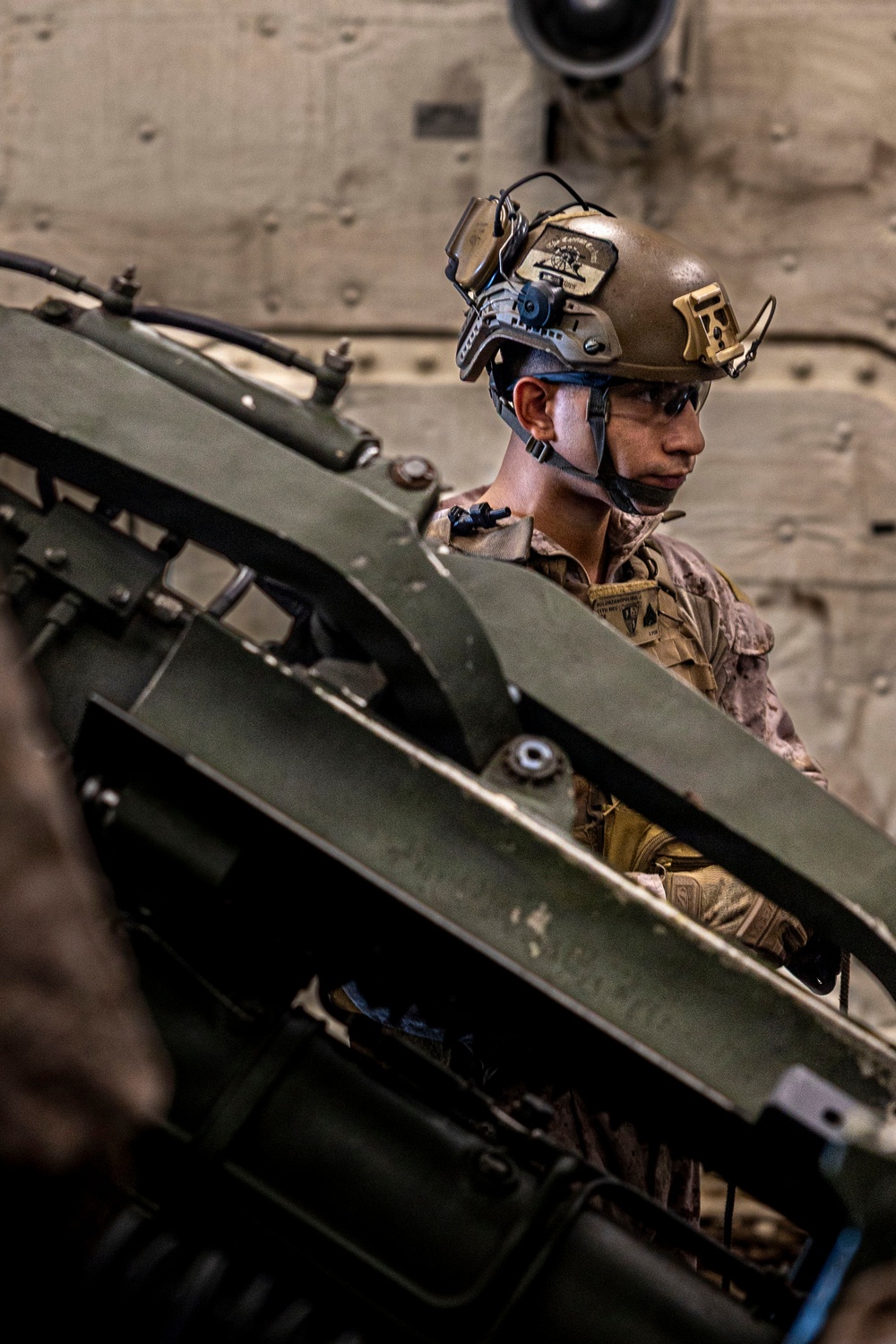 Echo Battery, BLT 3/5 Marines Conduct Howitzer Gun Drills Aboard USS Portland