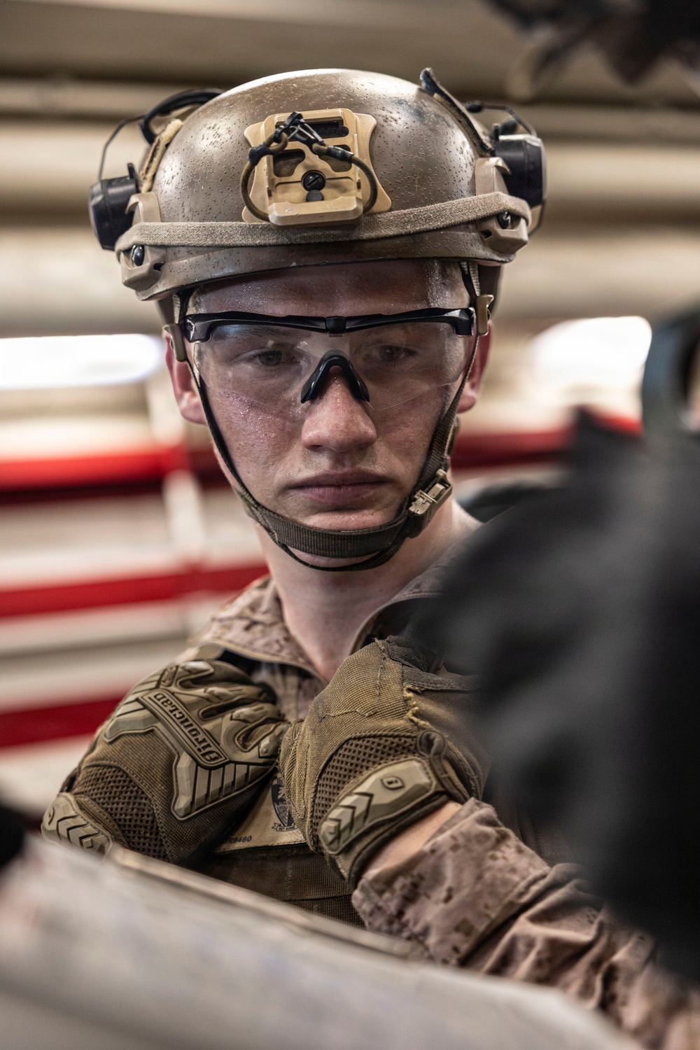 Echo Battery, BLT 3/5 Marines Conduct Howitzer Gun Drills Aboard USS Portland
