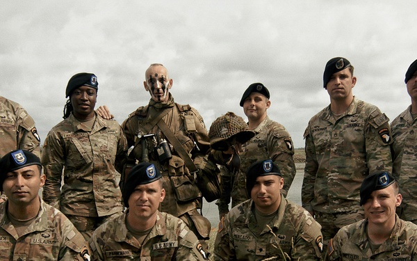 101st Airborne Visits “Filthy 13” Bridge Site at D-Day 82