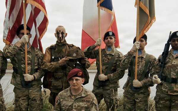 101st Airborne Visits “Filthy 13” Bridge Site at D-Day 82