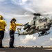 11th MEU Marines, Sailors Conduct Flight Operations Aboard USS Boxer