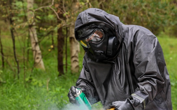 2nd Light Armored Reconnaissance Battalion conducts CBRN training evolution during BALTOPS 2026