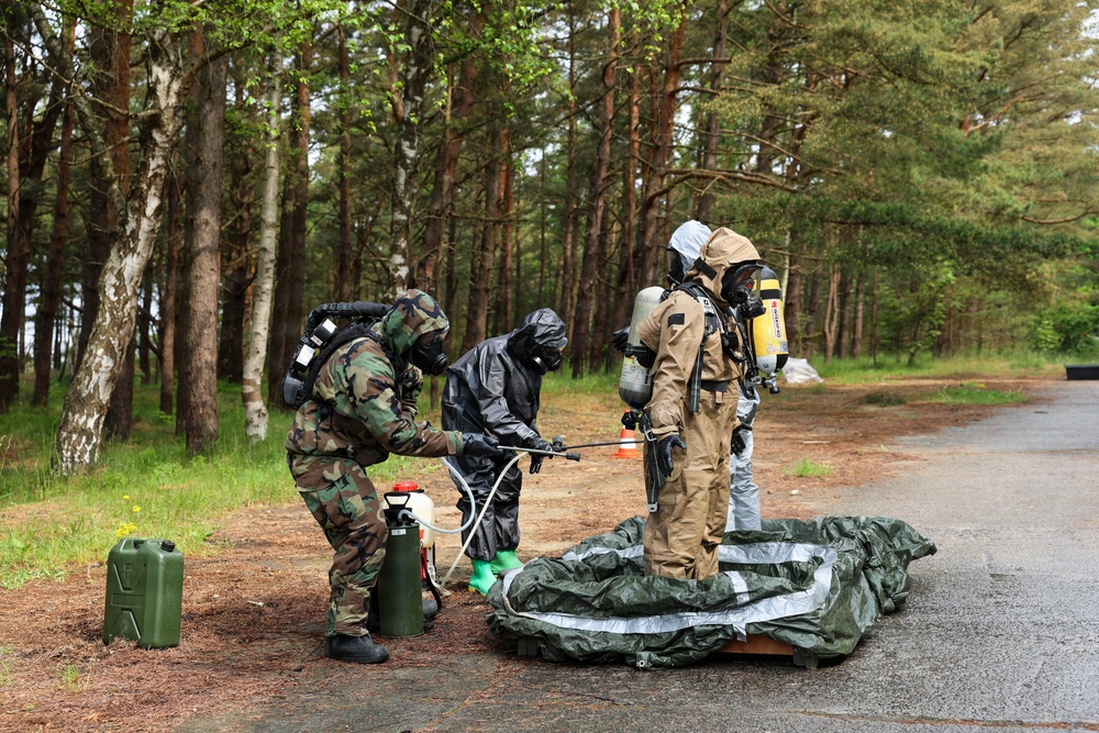 2nd Light Armored Reconnaissance Battalion conducts CBRN training evolution during BALTOPS 2026