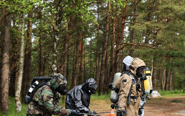 2nd Light Armored Reconnaissance Battalion conducts CBRN training evolution during BALTOPS 2026