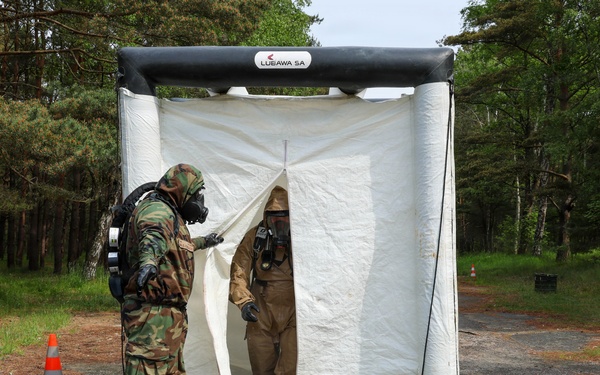 2nd Light Armored Reconnaissance Battalion conducts CBRN training evolution during BALTOPS 2026