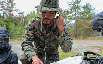 2nd Light Armored Reconnaissance Battalion conducts CBRN training evolution during BALTOPS 2026