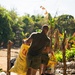U.S. Marines and Philippine service members participate in Bobon Elementary Eskwela