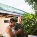 U.S. Marines and Philippine service members participate in Bobon Elementary Eskwela