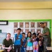 U.S. Marines and Philippine service members participate in Bobon Elementary Eskwela