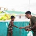 U.S. Marines and Philippine service members participate in Bobon Elementary Eskwela