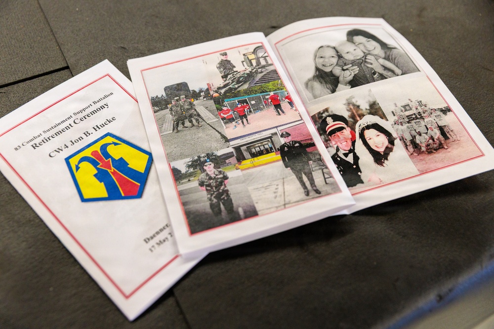 CW4 Jon Hucke Retires After More Than 35 Years of Army Service