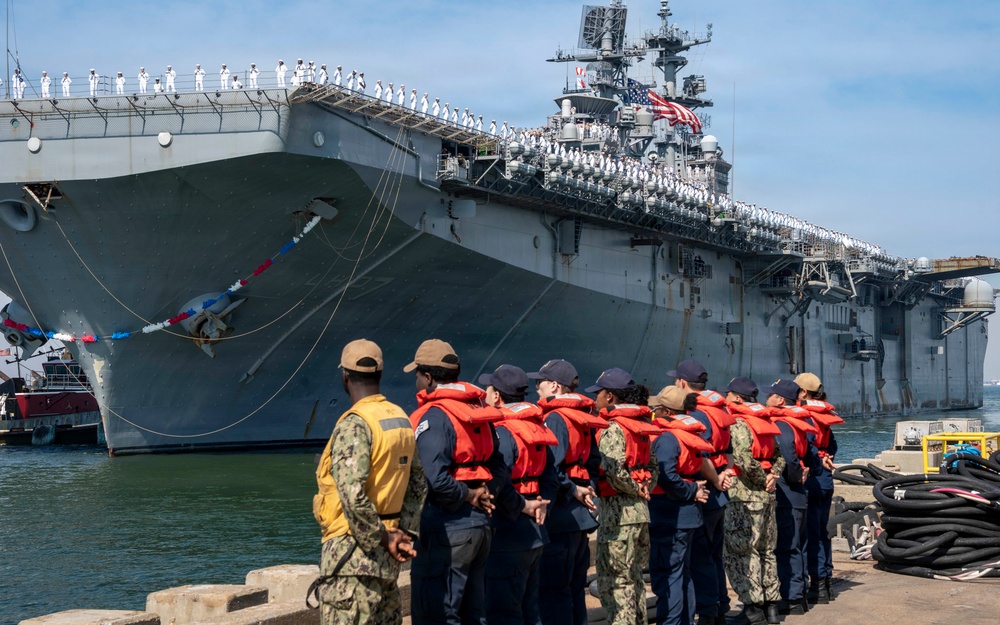USS Iwo Jima (LHD 7) returns to Naval Station Norfolk