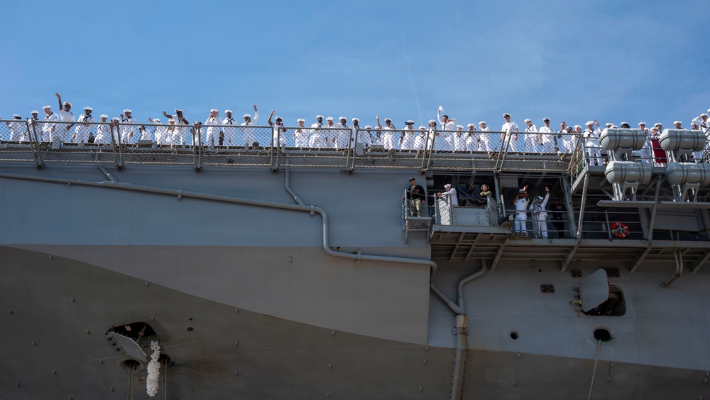 USS Iwo Jima (LHD 7) returns to Naval Station Norfolk