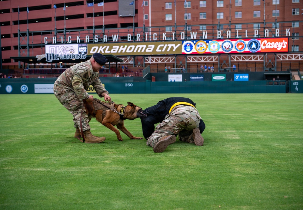 Tinker AFB, OKC Comets host Military Appreciation Night