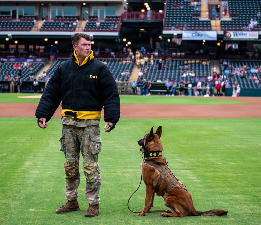 Tinker AFB, OKC Comets host Military Appreciation Night