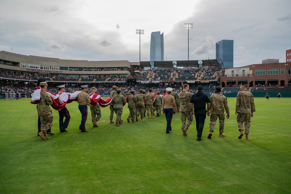 Tinker AFB, OKC Comets host Military Appreciation Night