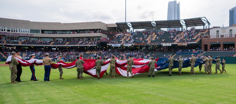 Tinker AFB, OKC Comets host Military Appreciation Night