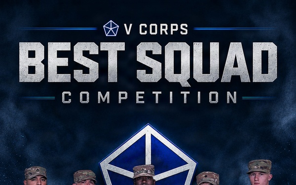 V Corps Best Squad Competition Teams