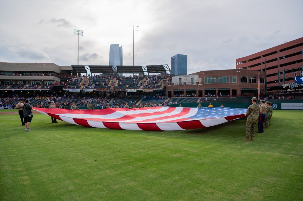 Tinker AFB, OKC Comets host Military Appreciation Night
