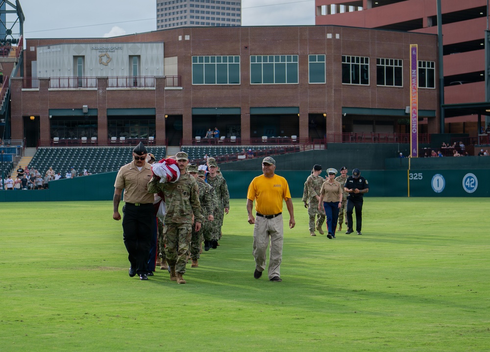 Tinker AFB, OKC Comets host Military Appreciation Night