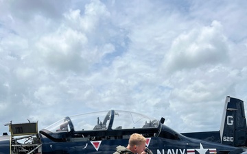 T-6B Cross Country Flight Refueling