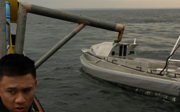 USV Squadron 3, Division 32 Conducts Swarm Exercise in BALTOPS 2026