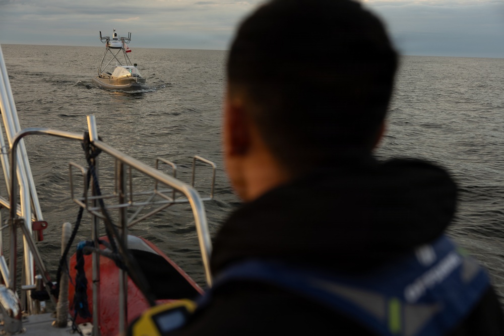 USV Squadron 3, Division 32 Conducts Swarm Exercise in BALTOPS 2026