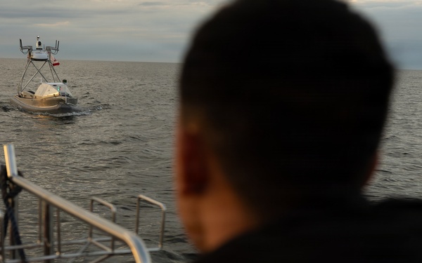 USV Squadron 3, Division 32 Conducts Swarm Exercise in BALTOPS 2026
