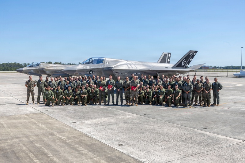 VMFA-231 conducts first flight with the F-35B Lightning II