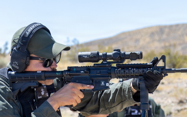 Barstow Police Department joined the Provost Marshal’s Office for a day of interagency range training