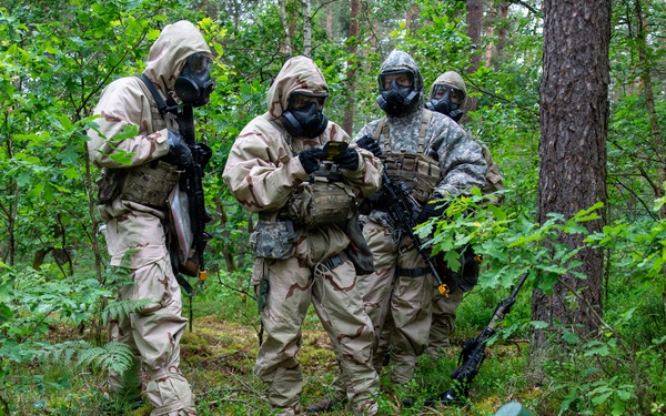 V Corps Best Squad Competition CBRN lane