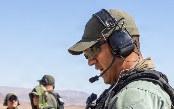 Barstow Police Department joined the Provost Marshal’s Office for a day of interagency range training