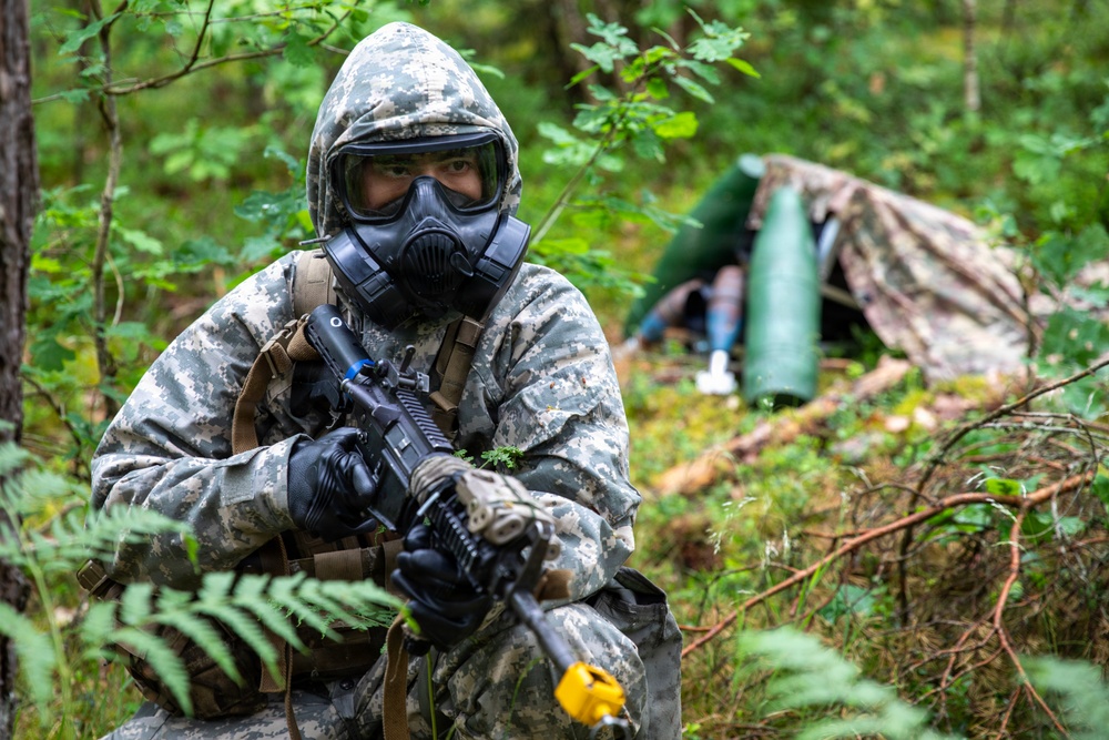 V Corps Best Squad Competition CBRN lane