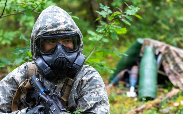 V Corps Best Squad Competition CBRN lane