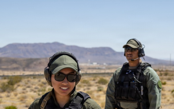 Barstow Police Department joined the Provost Marshal’s Office for a day of interagency range