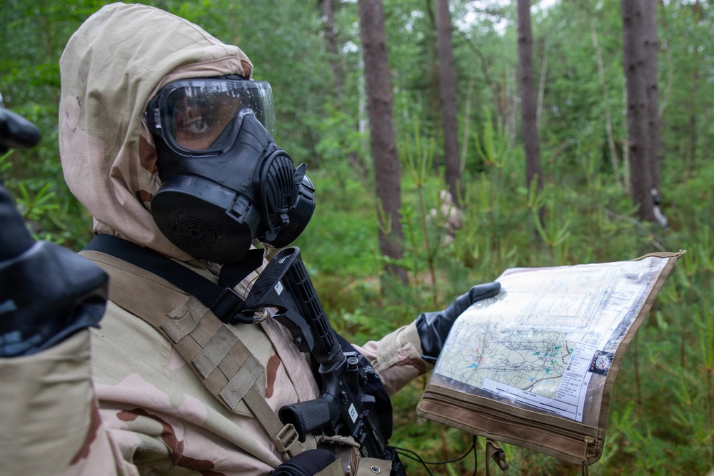 V Corps Best Squad Competition CBRN lane