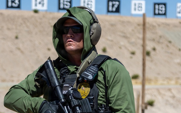 Barstow Police Department joined the Provost Marshal’s Office for a day of interagency range