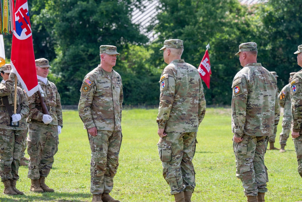 412th Theater Engineer Command Change of Command Ceremony
