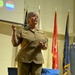 NMRTC Bethesda Commanding Officer Capt. Dietrich addresses Officers and Crew during All-Hands
