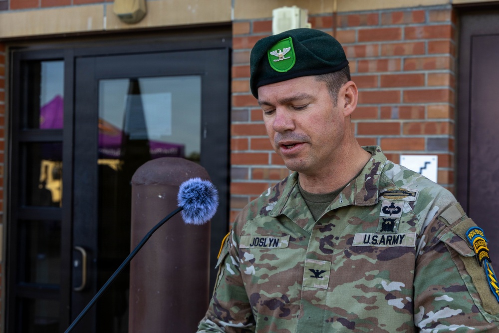 92nd Civil Affairs Battalion Change of Command