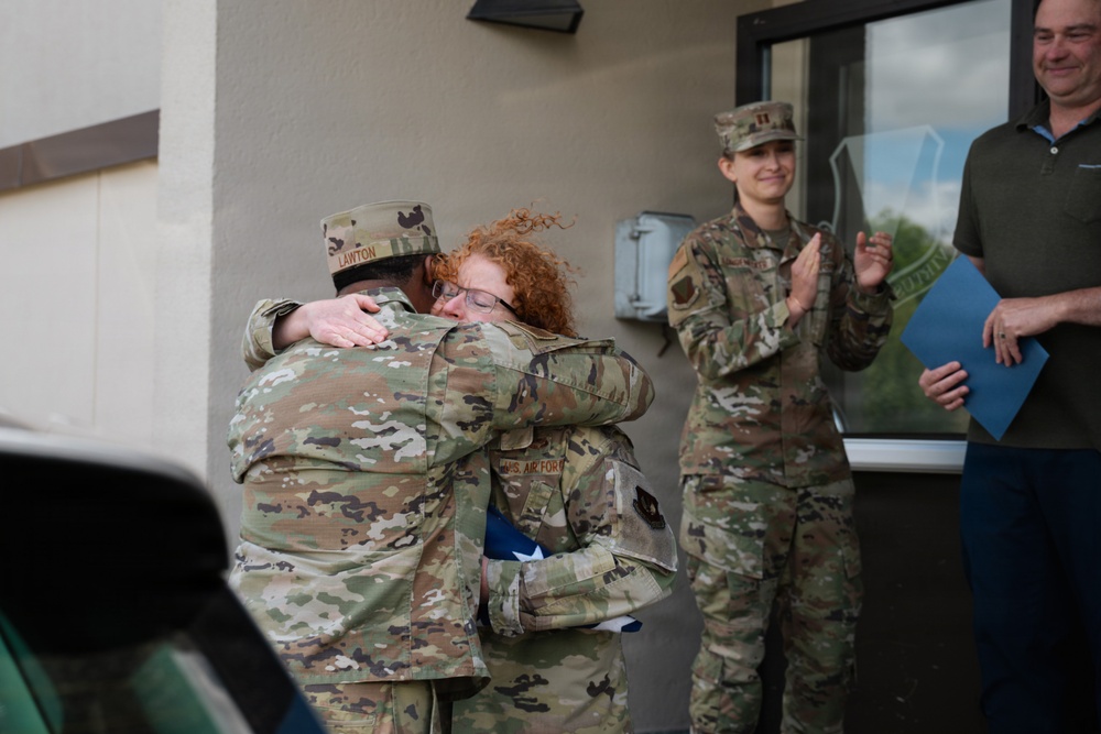 Brig. Gen. Adrienne Williams, 86th Airlift Wing Commander’s farewell clap-out