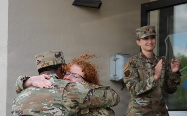 Brig. Gen. Adrienne Williams, 86th Airlift Wing Commander’s farewell clap-out