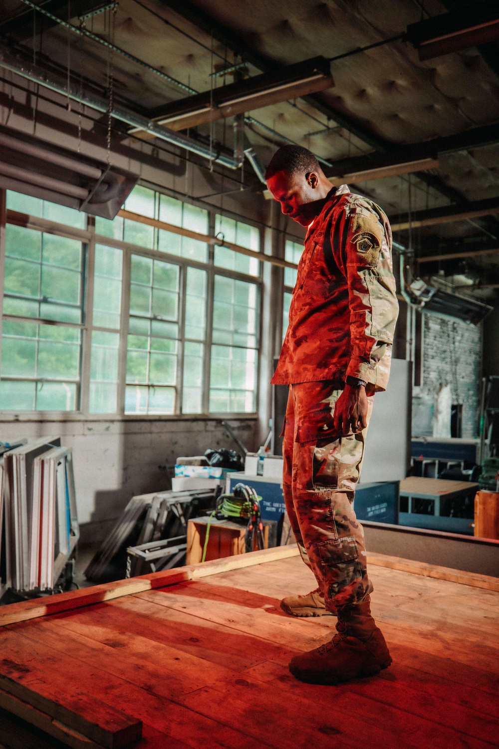 U.S. Army Rapper creates social media content