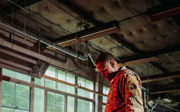 U.S. Army Rapper creates social media content