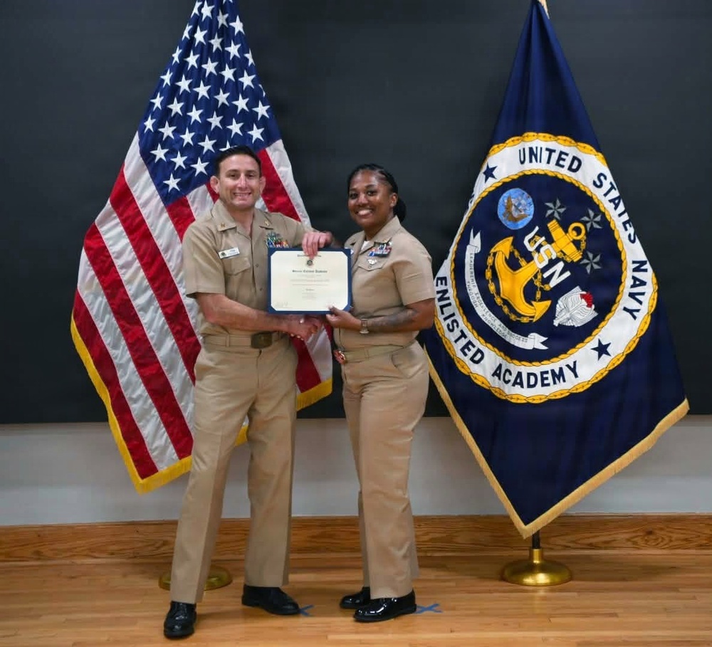 LSC Harris graduates from U.S. Navy Senior Enlisted Academy