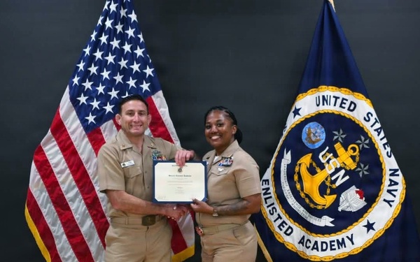 LSC Harris graduates from U.S. Navy Senior Enlisted Academy