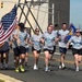87th Security Forces Squadron carry Flame of Hope