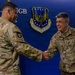 Budinger Receives First Sergeants Council Coin