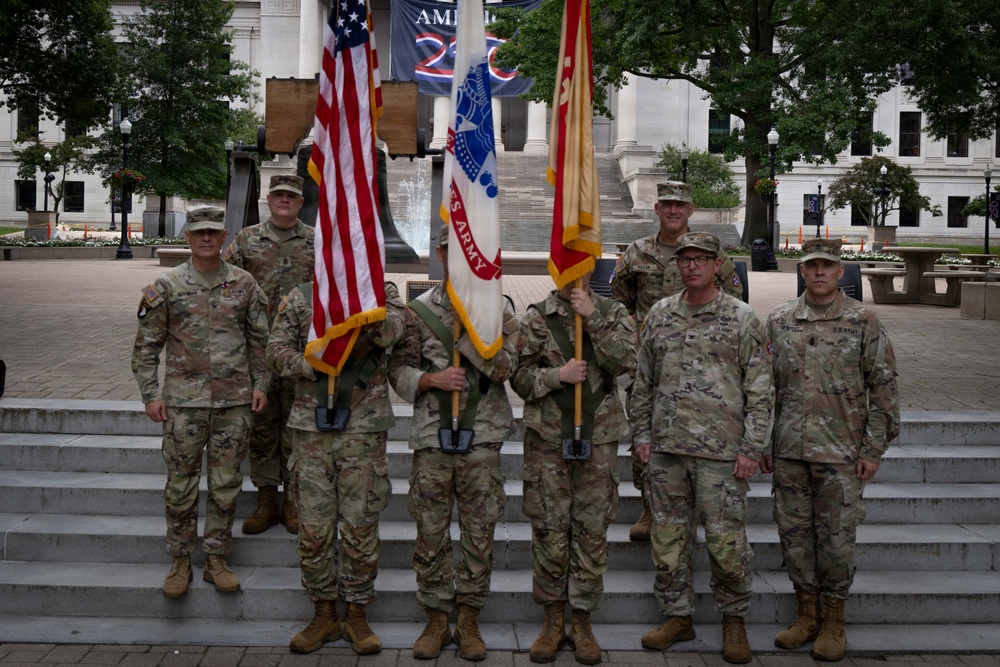 38TH RSG CHANGE OF COMMAND AT WV CAPITOL