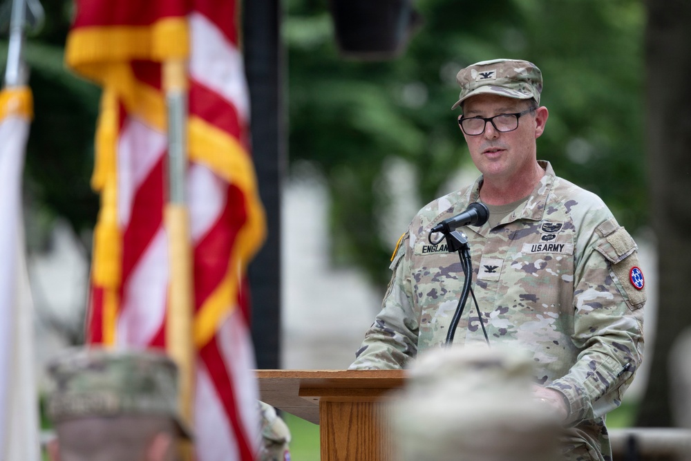 38TH RSG CHANGE OF COMMAND AT WV CAPITOL
